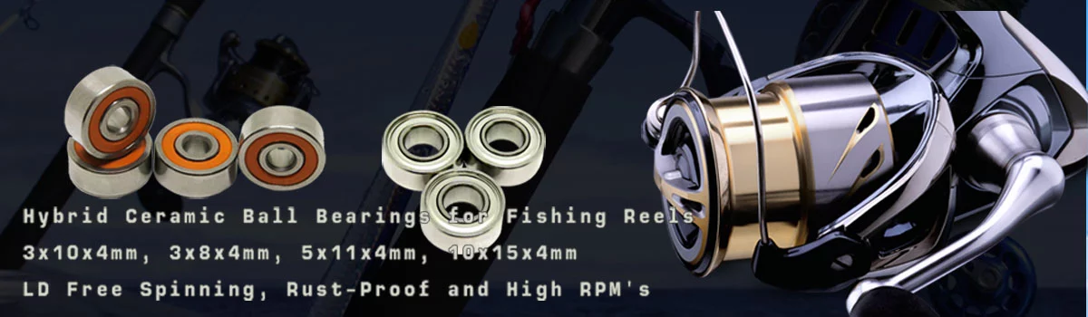 ABEC-7 bearing 3x10x4mm 3x8x4mm 5x10x4mm 5x11x4mm spinning reel bearing shimano fish rod bearing fishing reel  bearing