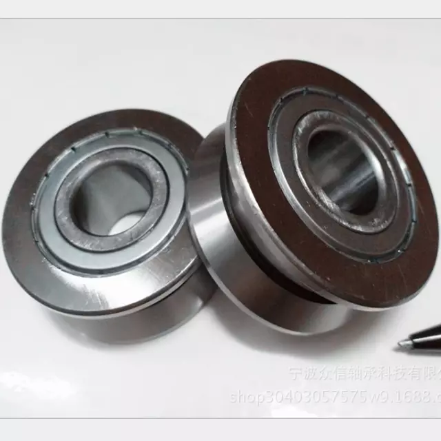 LV201-14ZZ Sliding gate V groove wheel guide roller bearing