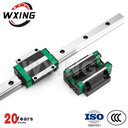 Linear slider bearing with rails for mask machine
