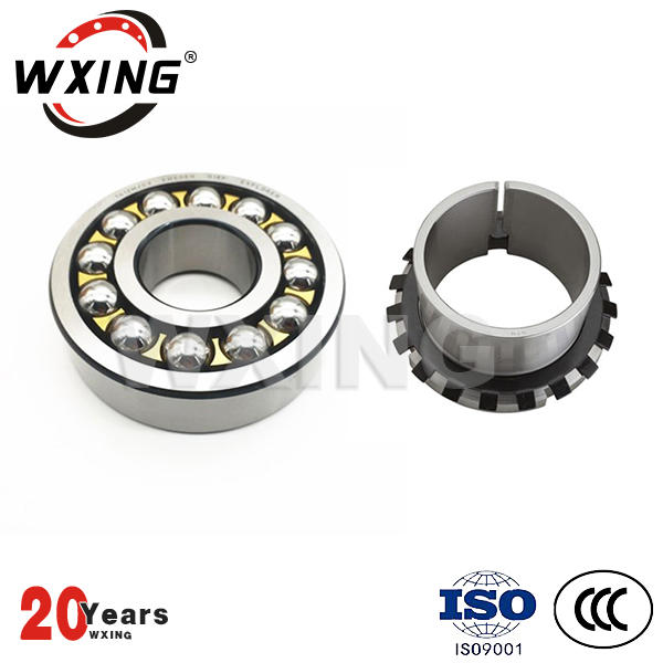 Machinery Parts High Precision Self-aligning Ball Bearing 1322K+H322 With A Sleeve