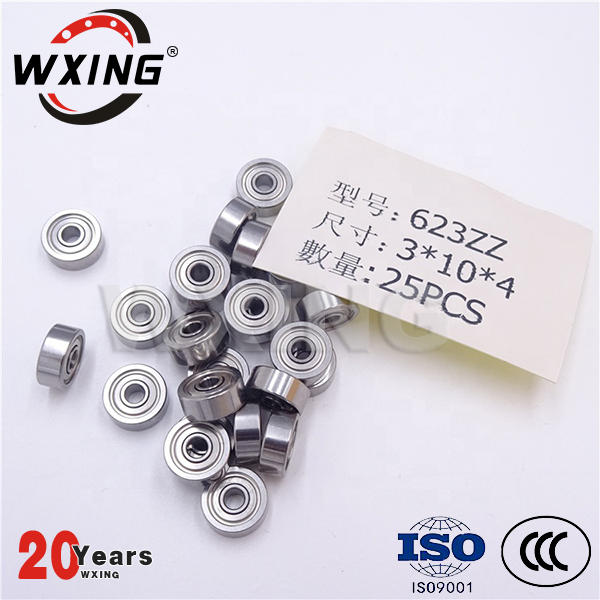 Miniature deep groove ball bearing for industrial equipment, small rotary motor