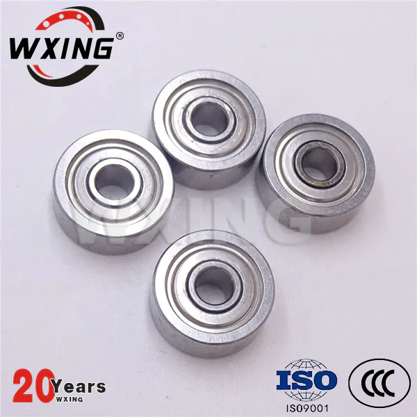 Miniature deep groove ball bearing for industrial equipment, small rotary motor