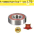 Waxing angular contact thrust ball bearing low friction for heavy loads
