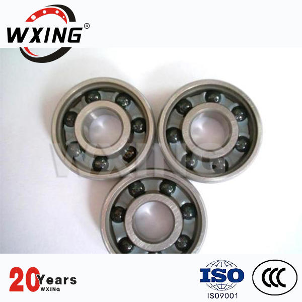 ZrO2 Si3N4 Hybrid Ceramic 608 Bearing For Skateboard And Roller Shoes