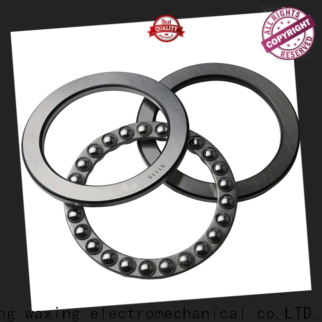 Waxing thrust ball bearing design excellent performance for axial loads