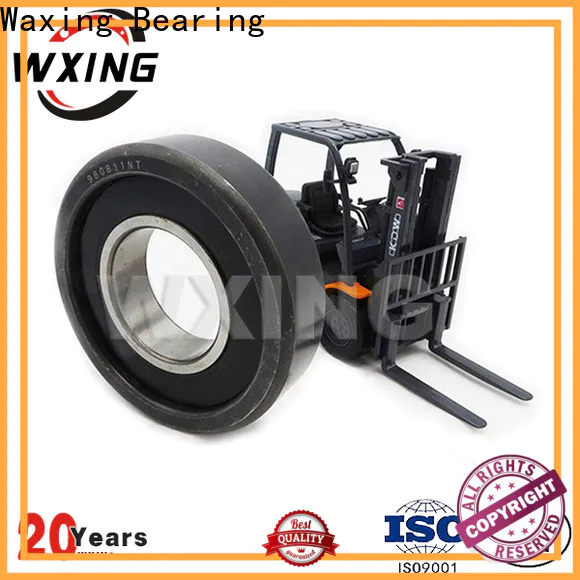 Waxing forklift bearings low-cost low-noise