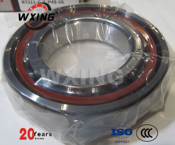 B7211-C-T-P4S-UL B spindle bearing with large steel balls  Angular Contact Ball Bearing