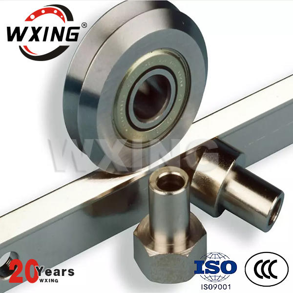 Factory supply Double Row guide wheel bearing W2SSX V groove track roller ball bearings