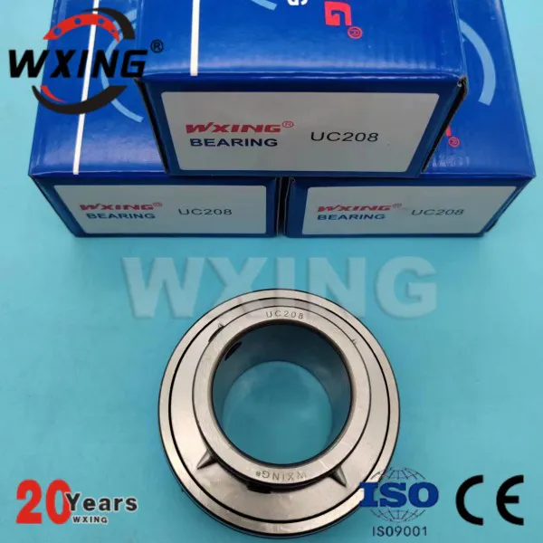 Pillow block housing bearing without housing UC208 with maintenance-free oil seal