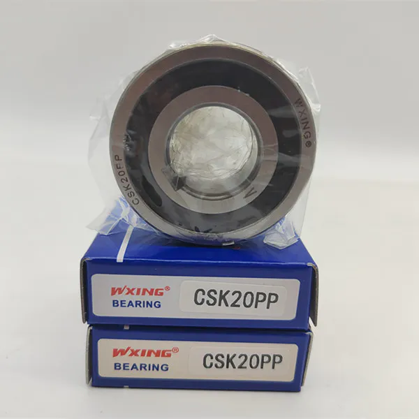 One Way Sprag Clutch Bearing CSK20PP 20x47x14mm with bearing supported and two keyways