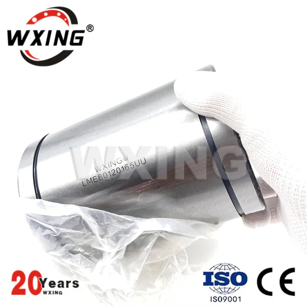 China factory LME80120165UU  80x120x165mm linear sliding motion bearing LME80UU LME80UUOP linear ball bushing bearing