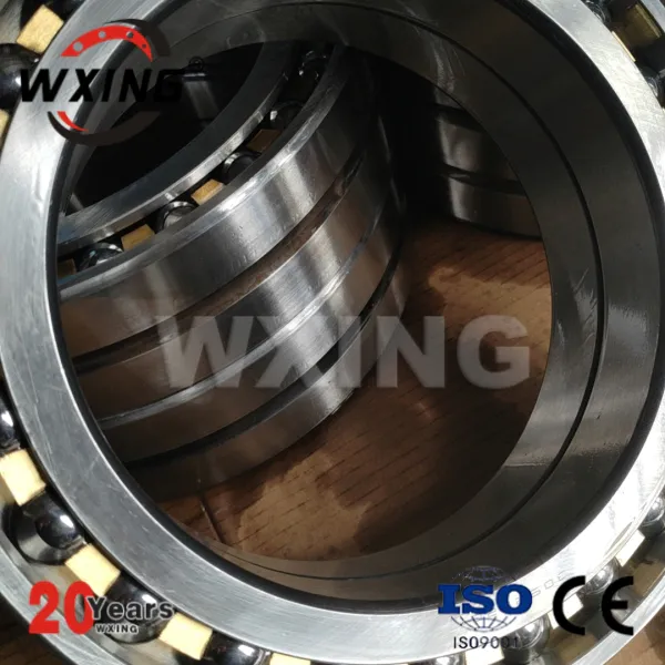 305262D Double row angular contact ball bearing with two-piece inner ring and relubrication feature