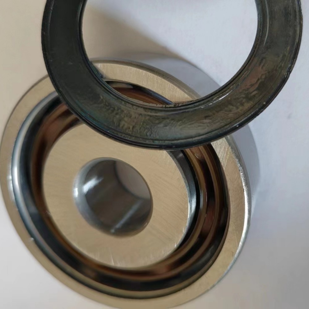 What are the materials of the bearing cage?